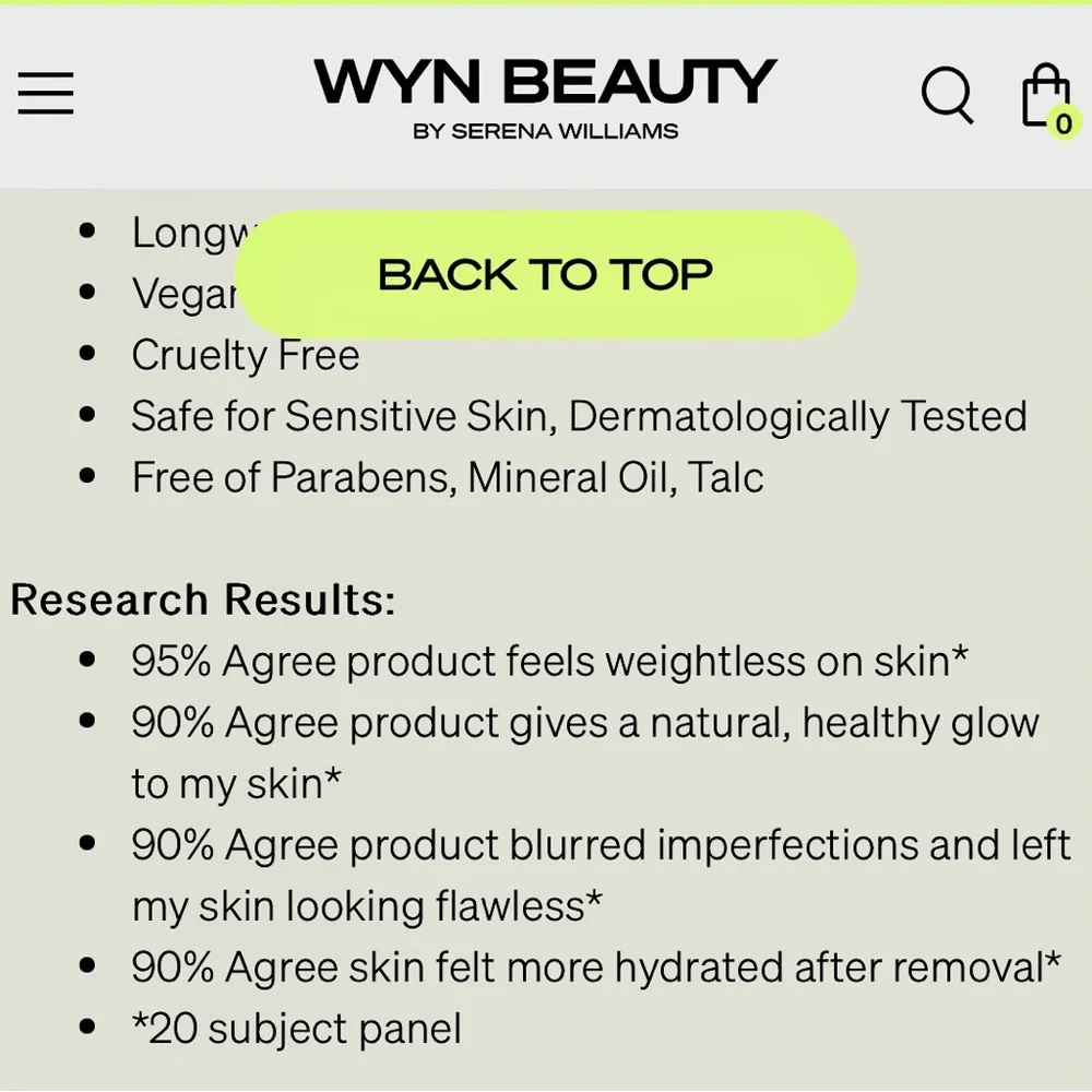 NWOB! Wyn Beauty foundation in Flex!